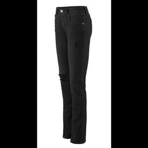 Destructed black jeans. 2017 cabi